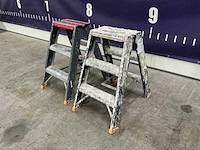 Vouwladder (2x) - afbeelding 1 van  5