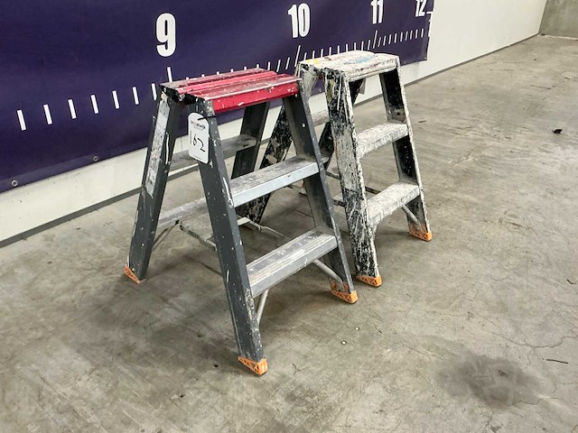 Vouwladder (2x) - afbeelding 3 van  5