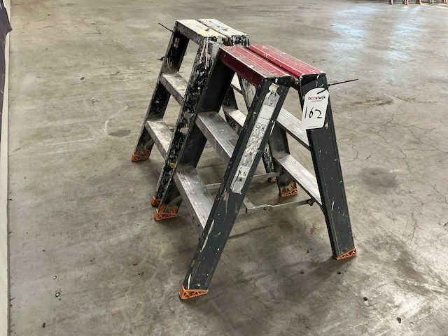 Vouwladder (2x) - afbeelding 4 van  5