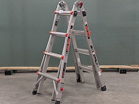 Vouwladder little giant, 4x4 leveler - afbeelding 1 van  9