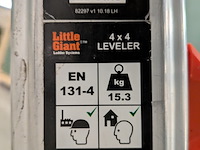Vouwladder little giant, 4x4 leveler - afbeelding 9 van  9