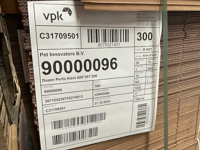 Vpk kartonnen dozen (13x) - afbeelding 5 van  6