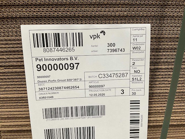 Vpk kartonnen dozen (9x) - afbeelding 4 van  6