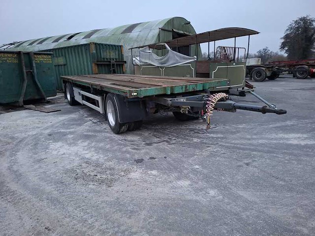 Vrachtwagen aanhanger floor, fla 10 101, bouwjaar 1998 - afbeelding 1 van  5