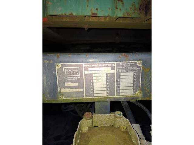 Vrachtwagen aanhanger floor, fla 10 101, bouwjaar 1998 - afbeelding 4 van  5
