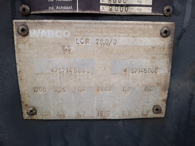 Vrachtwagen aanhanger hoffmann, lcr 28.0/3, bouwjaar 2002 - afbeelding 16 van  16