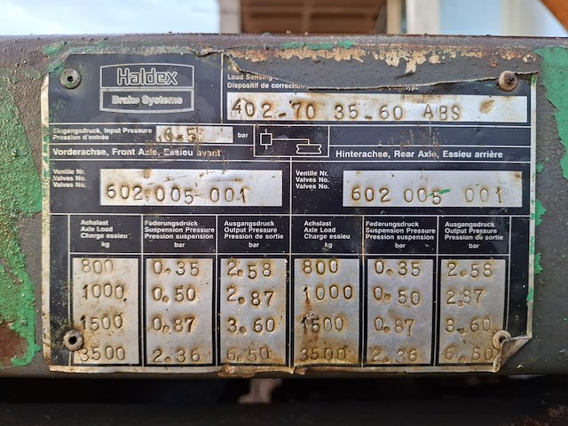 Vrachtwagen aanhanger trias, 402-70, bouwjaar 2004 - afbeelding 6 van  23