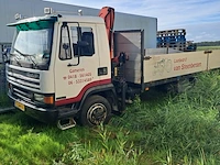 Vrachtwagen, daf, ae45ce, 1991, met ferrari f 545a2 autolaadkraan