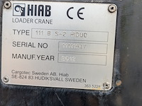 Vrachtwagen, daf, cf75edn3, 2013, met autolaadkraan, hiab 111 bs-2 hiduo - afbeelding 6 van  54