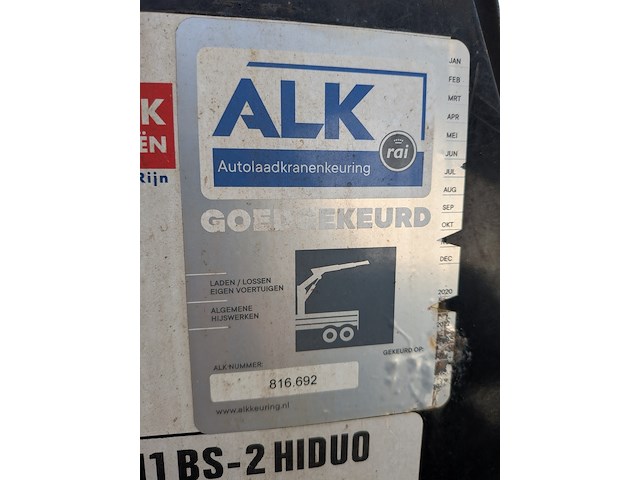 Vrachtwagen, daf, cf75edn3, 2013, met autolaadkraan, hiab 111 bs-2 hiduo - afbeelding 9 van  54