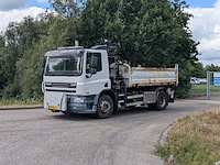 Vrachtwagen, daf, cf75edn3, 2013, met autolaadkraan, hiab 111 bs-2 hiduo