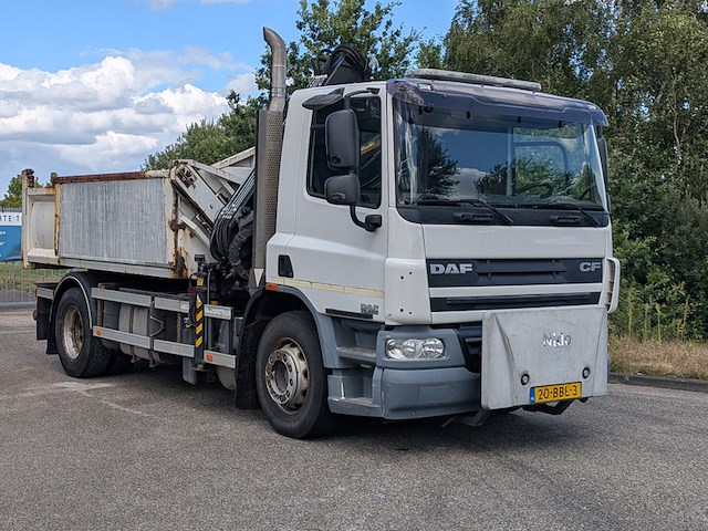 Vrachtwagen, daf, cf75edn3, 2013, met autolaadkraan, hiab 111 bs-2 hiduo - afbeelding 23 van  54