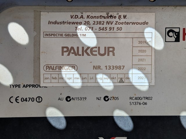 Vrachtwagen, daf, cf75edn3, 2013, met autolaadkraan, hiab 111 bs-2 hiduo - afbeelding 49 van  54
