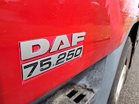 Vrachtwagen, daf, fan cf75, 2010, met haakarmsysteem, multilift xr21s51 en kraan, hiab 122 b-2 hiduo - afbeelding 4 van  65