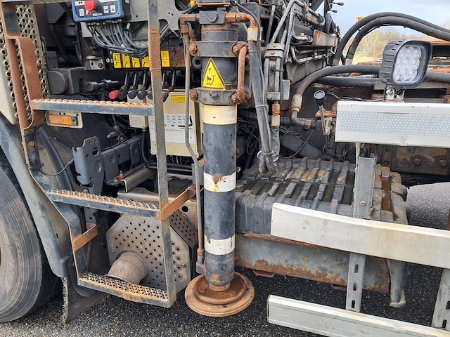 Vrachtwagen, daf, fan cf75, 2010, met haakarmsysteem, multilift xr21s51 en kraan, hiab 122 b-2 hiduo - afbeelding 9 van  65