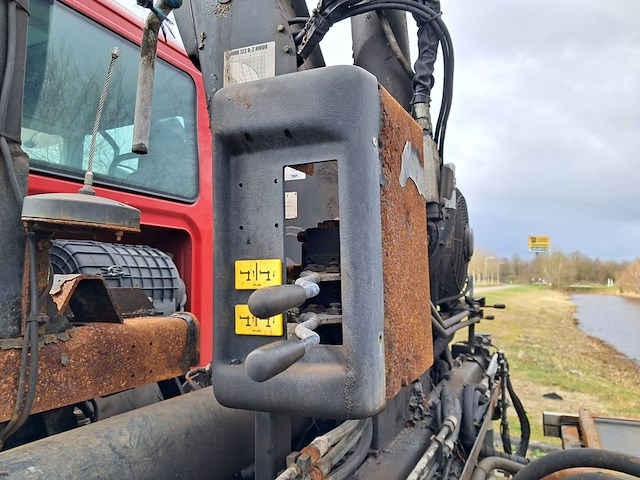 Vrachtwagen, daf, fan cf75, 2010, met haakarmsysteem, multilift xr21s51 en kraan, hiab 122 b-2 hiduo - afbeelding 10 van  65