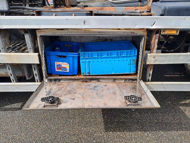 Vrachtwagen, daf, fan cf75, 2010, met haakarmsysteem, multilift xr21s51 en kraan, hiab 122 b-2 hiduo - afbeelding 14 van  65