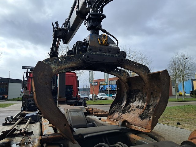 Vrachtwagen, daf, fan cf75, 2010, met haakarmsysteem, multilift xr21s51 en kraan, hiab 122 b-2 hiduo - afbeelding 22 van  65