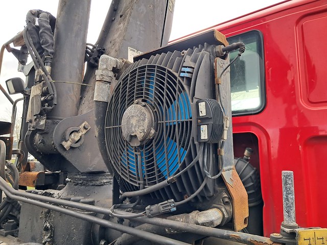 Vrachtwagen, daf, fan cf75, 2010, met haakarmsysteem, multilift xr21s51 en kraan, hiab 122 b-2 hiduo - afbeelding 30 van  65