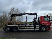Vrachtwagen, daf, fan cf75, 2010, met haakarmsysteem, multilift xr21s51 en kraan, hiab 122 b-2 hiduo - afbeelding 56 van  65
