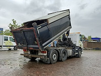 Vrachtwagen, daf, fan cf75 met laadkraan hiab xs kipper vossebelt, 2012 - afbeelding 2 van  41