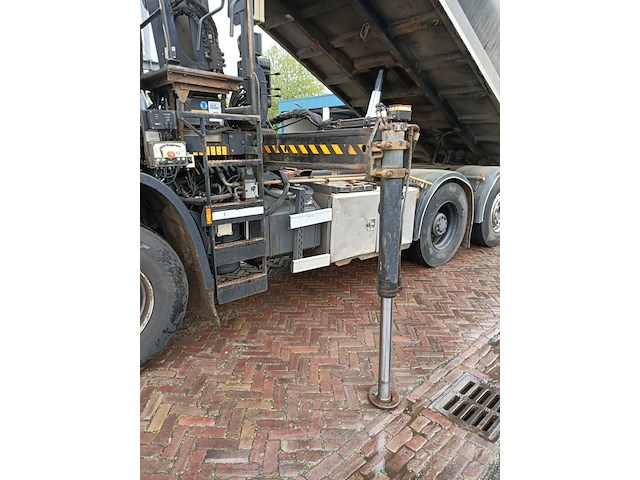 Vrachtwagen, daf, fan cf75 met laadkraan hiab xs kipper vossebelt, 2012 - afbeelding 35 van  41