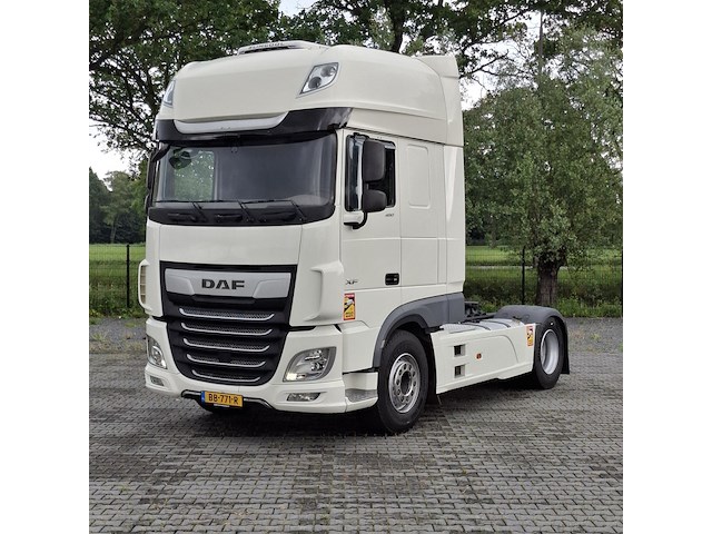 Vrachtwagen, daf, xf 480 ft, wit, 2018 - afbeelding 1 van  90