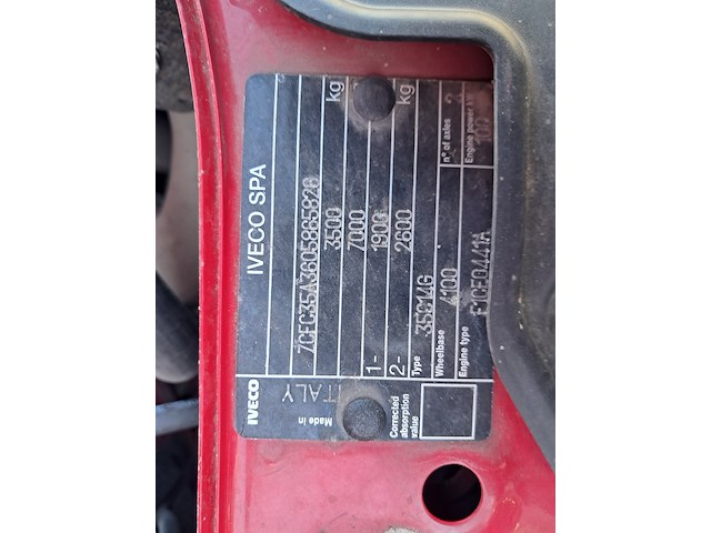 Vrachtwagen , iveco, 35c14gd, 2011 - afbeelding 43 van  48
