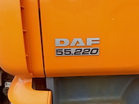 Vrachtwagen kipper, daf, fa lf55.220 met laadkraan hiab 088b-2 duo, 2011 - afbeelding 2 van  46