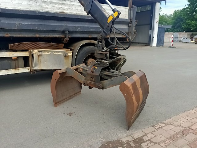Vrachtwagen kipper, daf, fa lf55.220 met laadkraan hiab 088b-2 duo, 2011 - afbeelding 26 van  46