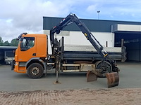 Vrachtwagen kipper, daf, fa lf55.220 met laadkraan hiab 088b-2 duo, 2011 - afbeelding 23 van  46