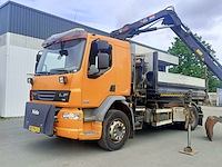 Vrachtwagen kipper, daf, fa lf55.220 met laadkraan hiab 088b-2 duo, 2011 - afbeelding 46 van  46