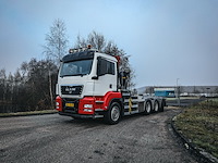 Vrachtwagen, man, tgs 35.440 8x4 hmf 16 tonmeter z-kraan, 2012 - afbeelding 1 van  42