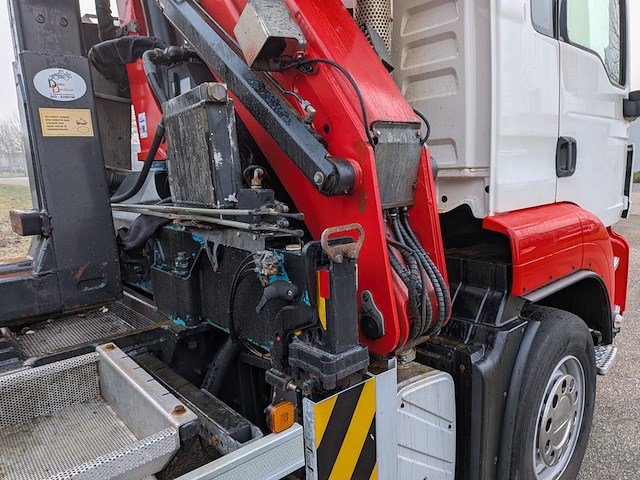 Vrachtwagen, man, tgs 35.440 8x4 hmf 16 tonmeter z-kraan, 2012 - afbeelding 14 van  42