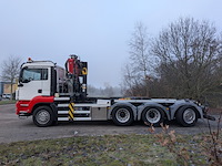 Vrachtwagen, man, tgs 35.440 8x4 hmf 16 tonmeter z-kraan, 2012 - afbeelding 12 van  42