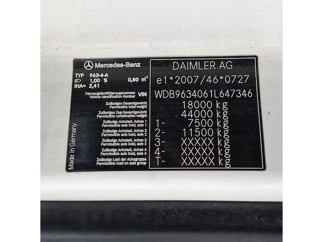 Vrachtwagen, mercedes-benz, actros, 2012 - afbeelding 17 van  42