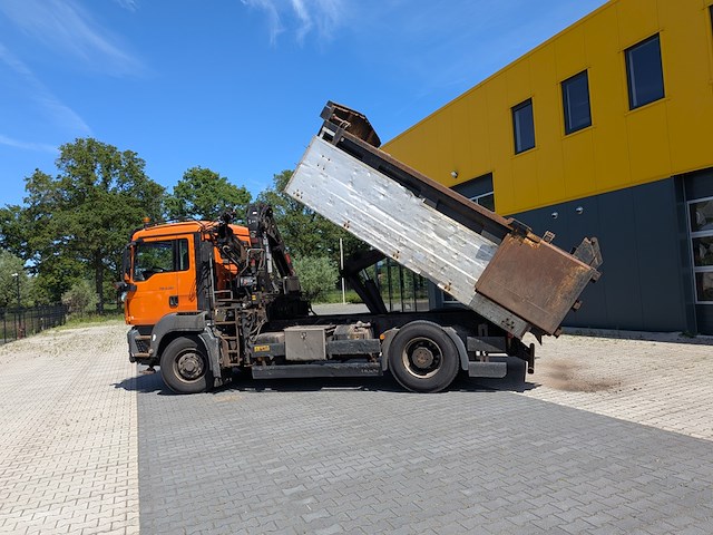 Vrachtwagen met autolaadkraan en kipperbak, man, tgs 18.320 4x4h bl - afbeelding 2 van  50