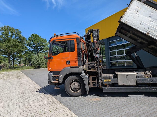 Vrachtwagen met autolaadkraan en kipperbak, man, tgs 18.320 4x4h bl - afbeelding 3 van  50