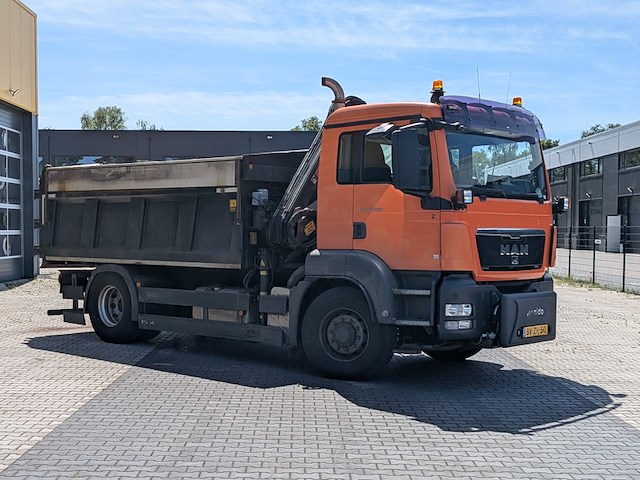 Vrachtwagen met autolaadkraan en kipperbak, man, tgs 18.320 4x4h bl - afbeelding 33 van  50