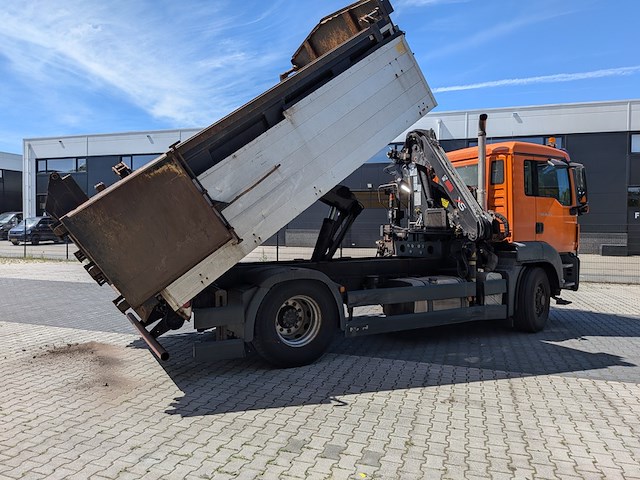 Vrachtwagen met autolaadkraan en kipperbak, man, tgs 18.320 4x4h bl - afbeelding 47 van  50