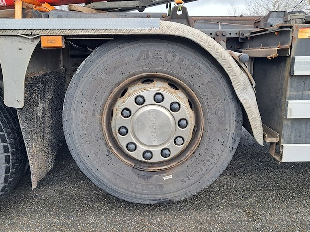 Vrachtwagen met haakarmsysteem, scania, n341, 2015, incl. gedemonteerde kraan, hyvalift 25.60 sk - afbeelding 26 van  60