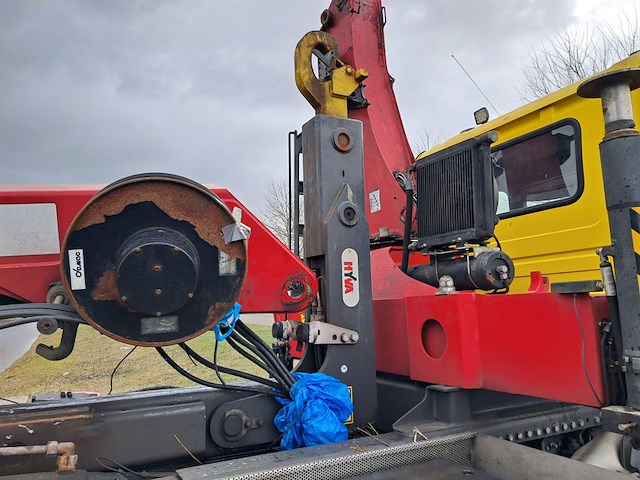 Vrachtwagen met haakarmsysteem, scania, n341, 2015, incl. gedemonteerde kraan, hyvalift 25.60 sk - afbeelding 29 van  60
