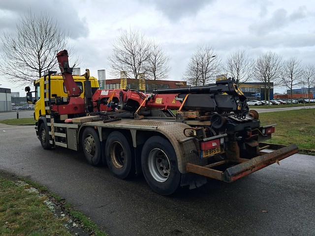 Vrachtwagen met haakarmsysteem, scania, n341, 2015, incl. gedemonteerde kraan, hyvalift 25.60 sk - afbeelding 23 van  60