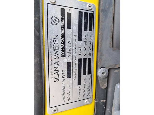 Vrachtwagen met haakarmsysteem, scania, n341, 2015, incl. gedemonteerde kraan, hyvalift 25.60 sk - afbeelding 39 van  60