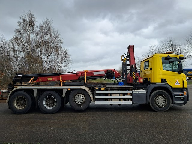 Vrachtwagen met haakarmsysteem, scania, n341, 2015, incl. gedemonteerde kraan, hyvalift 25.60 sk - afbeelding 56 van  60