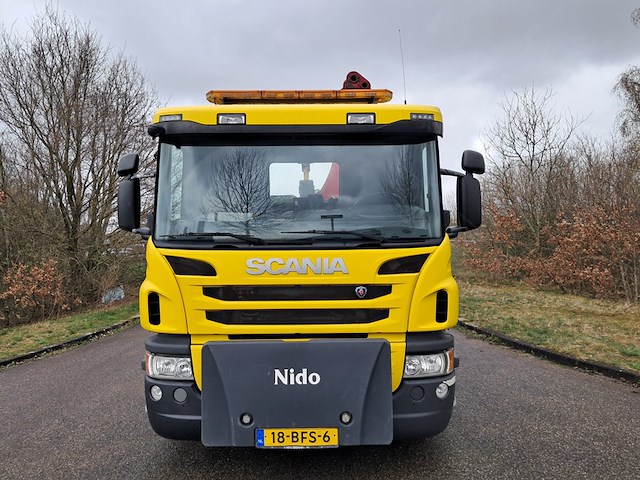 Vrachtwagen met haakarmsysteem, scania, n341, 2015, incl. gedemonteerde kraan, hyvalift 25.60 sk - afbeelding 59 van  60