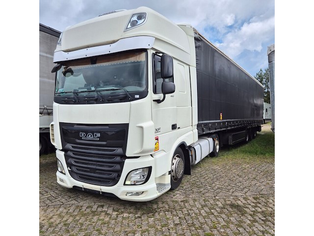 Vrachtwagen met oplegger, daf / krone, xf 460 ft / sd - afbeelding 1 van  44