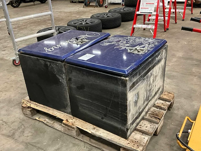 Vrachtwagen opbergkisten (2x) - afbeelding 1 van  9