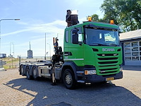 Vrachtwagen, scania, 8x2, g410 met laadkraan hiab xs 288 hipro en haakarm, 2015 - afbeelding 2 van  56