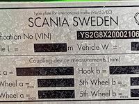Vrachtwagen, scania, 8x2, g410 met laadkraan hiab xs 288 hipro en haakarm, 2015 - afbeelding 7 van  56
